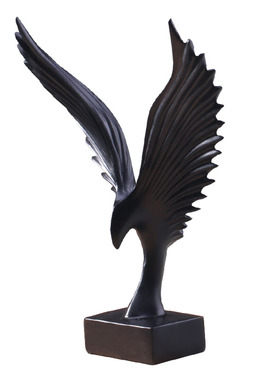 创意轻奢抽象家居客厅办公室招财摆件设大鹏展翅大展宏图开业送礼