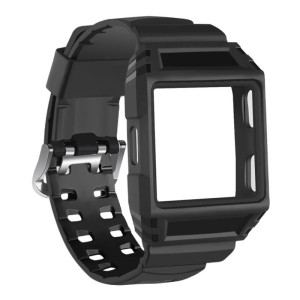 适配Fitbit ionic智能手表腕带运动硅胶表带保护套一体防水透气壳