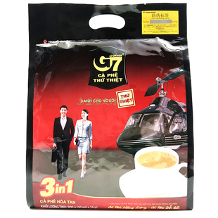 越南原装进口G7咖啡三合一速溶咖啡特浓香原味800g大包50小包700g