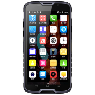 富立叶C5X 5寸pda手持终端二维条码数据采集RFID安卓无线全网通4G