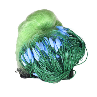 鱼网粘网三层沉网丝网包绳坠捕鱼网抓鱼网工具水库网海定制渔网