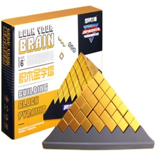 燃烧吧大脑积木金字塔最强大脑节目同款益智动脑立体拼图玩具男女