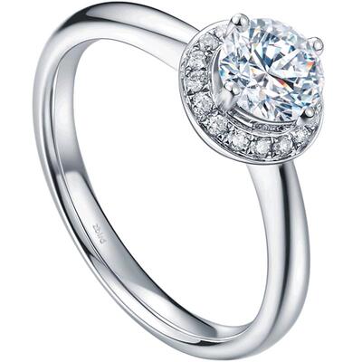 zbird/钻石小鸟18k璀璨求婚结婚