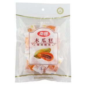 满3袋包邮 南国 木瓜糕200g水果味软糖果超Q零食 办公室传统糕点