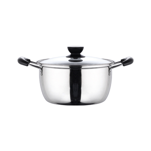 不锈钢奶锅加厚热奶锅辅食婴儿煮拉面迷你小锅汤锅小蒸锅家用燃气