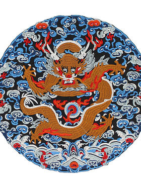 布贴延禧攻略富察皇后朝服绣片