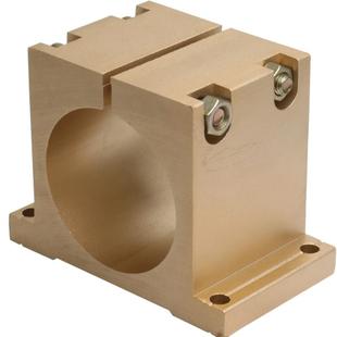 雕刻机主轴固定座夹具抱箍65/80/85/100电机夹型材主轴夹套