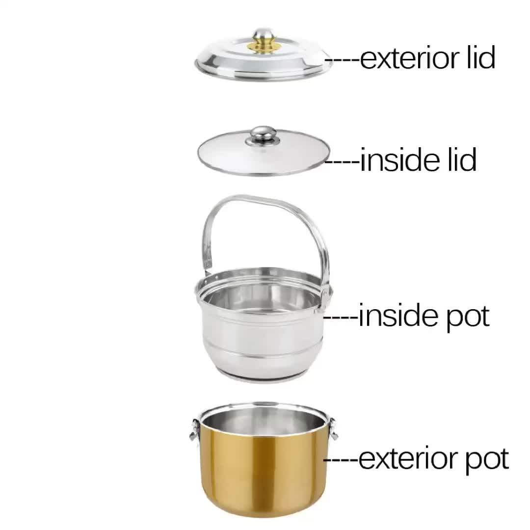 Innovative Product Energysaving Stainless Steel Cooking Pot Thermal