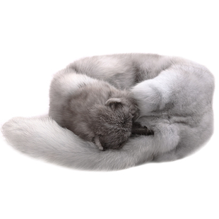 皮草皮毛整只狐狸围巾整张狐狸皮围脖狐狸真毛毛领子披肩冬天男女