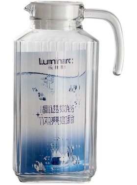 加厚无铅玻璃冷水壶乐美雅