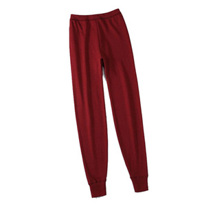 100%棉秋裤女款秋冬纯棉中厚高腰舒适内穿百搭全棉保暖打底裤衬裤