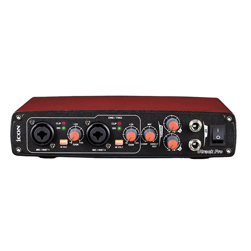 富达音频-艾肯icon Utrack pro vst 新款专业录音直播K歌外置声卡