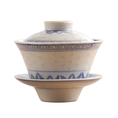 景德镇十大瓷厂老厂货加彩茶具