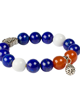 阿富汗青金石饰品把玩单圈手链