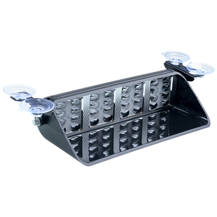 专治远光狗克星吸盘式爆闪灯强光汽车载led警示反击灯开道12v24v