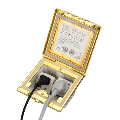 新款地插座全铜防水五孔地插地板