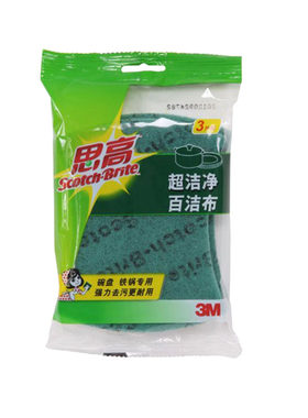 3百洁布高超不易掉毛无海绵大片