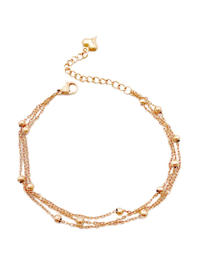 钛钢不掉色爱心闺蜜女手镯手链