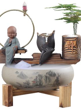 小型新中式风家居客厅软装饰品