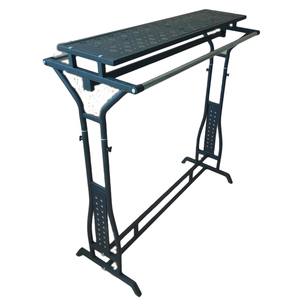 铁艺服装店展示架落地式双杠侧挂衣架女装店中岛架展示架衣服货架