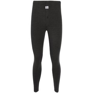 花雨伞男士腈纶单条裤弹力纯色中腰薄款基础打底裤保暖秋裤男秋冬