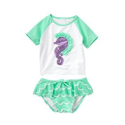 正品crazy8泳衣女童宝宝防晒可爱