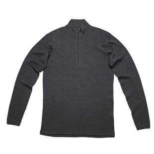 SHEEP RUN大牧场 美利奴羊毛男230g长袖半拉链套头衫吸湿速干18.5