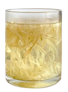白菊菊花茶盐菊花手工制作
