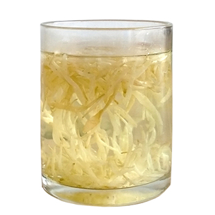 江西特产修水盐菊花茶传统手工腌制大白菊家乡相料茶屋里盐腌菊花