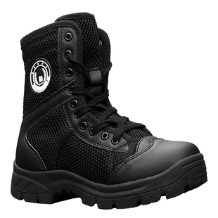 夏季保安鞋男高帮作战训靴秋冬季超轻作战靴帆布黑色作训鞋加绒