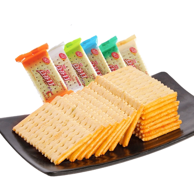 美丹白苏打饼干零食小吃批发散装整箱