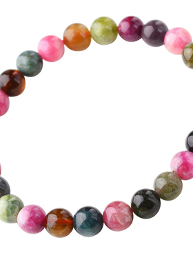 雁唐珠宝天然碧玺手链水晶饰品