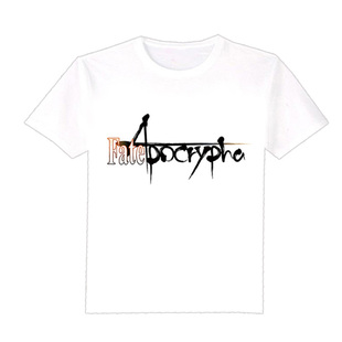 fate/apocrypha贞德FATE APO动漫logo文字周边学生运动T恤短袖白T