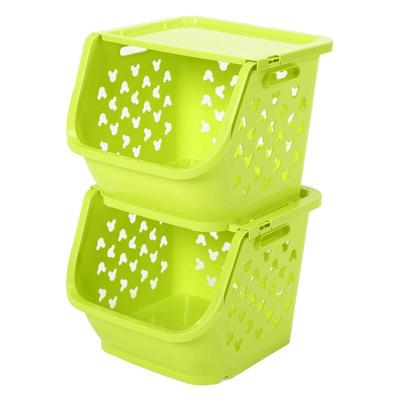 日式厨房塑料收纳架放蔬菜水果