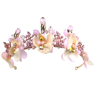 儿童花环头饰森系花朵发箍女童礼服配饰公主饰品花冠女孩发饰皇冠