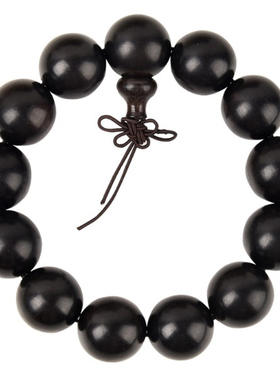 黑檀木手串紫光檀乌木文玩108