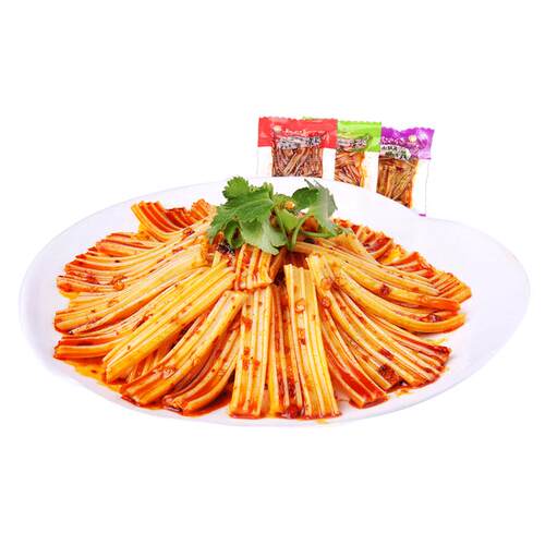 麻辣小零食辣味面筋凉皮辣条小1斤吃休闲食品网红四川特产散装辣