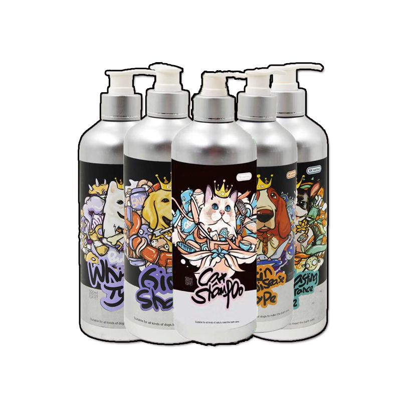 宠物6k系列香波猫咪狗狗用沐浴露500ML 植物配方除臭柔顺留香抑菌