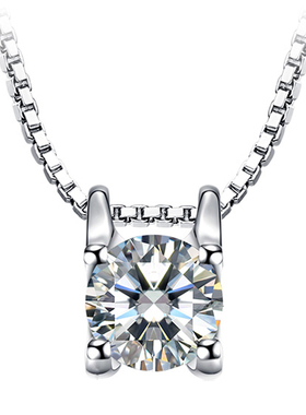 PT950铂金项链18k白金锁骨链女