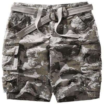 送腰带工装裤男夏户外NBW迷彩