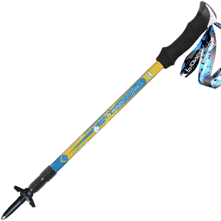 开拓者内锁碳纤维登山杖 三节可伸缩碳纤维手杖 户外登山旅行装备