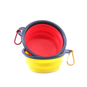 狗碗猫食碗宠物食盆单碗喝水户外外出碗遛狗便携式折叠碗狗狗饮水