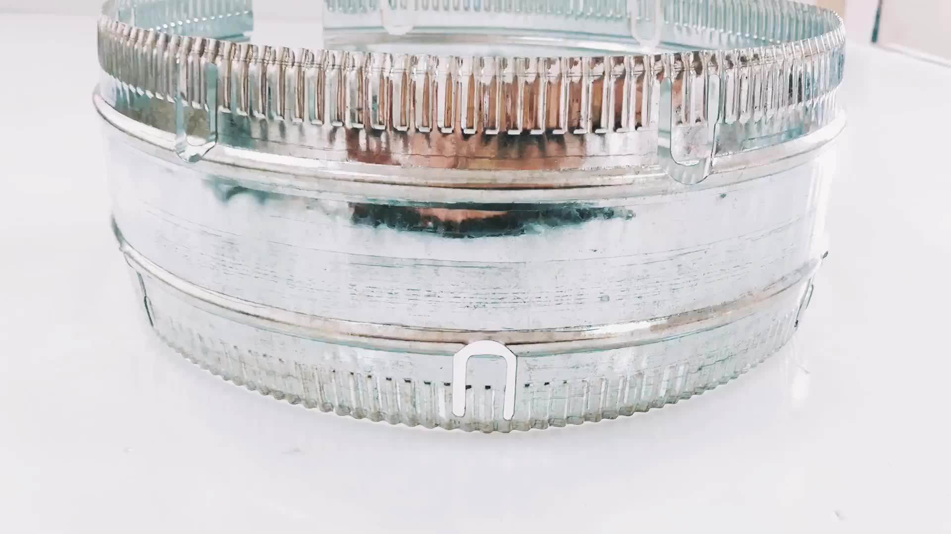 Air Conditioning Galvanized Steel Duct Start Colar Joiner Without Spot