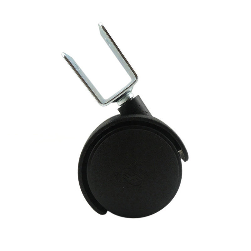 夹板轮万向轮配件2寸带刹车轮加厚家具脚轮婴儿床万向轮轮子包邮