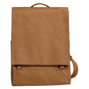 休闲男士牛皮纸双肩包女背包潮牌电脑包双肩书包原宿小众男大学生