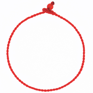 结红绳饰品 四股辫结纯手工素静超细0.5mm手脚绳基础款百搭多色红