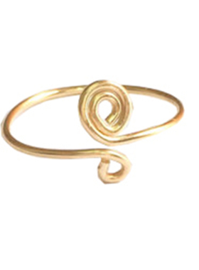 新品手工制作美国14k脚趾戒指