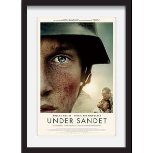 德国二战经典历史战争电影海报地雷区挂画卧室走廊墙壁有框装饰画