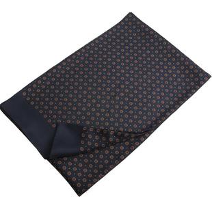 真丝丝巾男士围巾围脖男款男式护颈杭州丝绸高级感高端秋冬季薄款