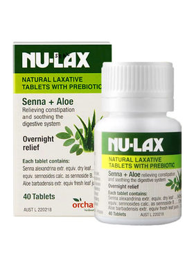 正品nu-lax乐康膏40原味乐康片